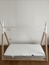 Letto Montessori A Capanna Per Bambini Completo Di Materasso