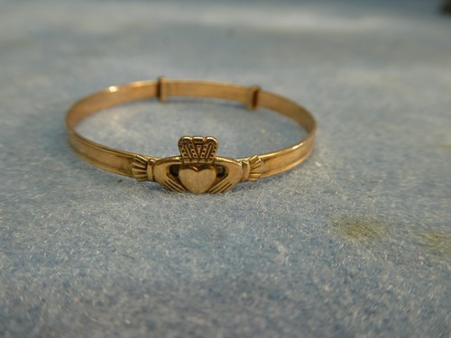 Bracciale claddagh riempito - bracciale,
