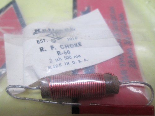 National uf rf - r-60, choke