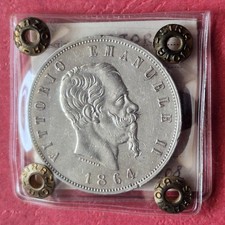 5 Lire 1864 Napoli SCUDO 2°