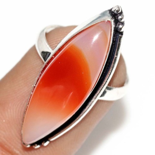 Anello corniola placcato