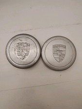 2 coprimozzo PORSCHE  da 80mm Esterno 71mm Attacco 1 Più Rovinato 