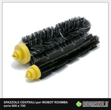 KIT RICAMBI SPAZZOLE CENTRALI PER IROBOT ROOMBA 600 605 610 612 614 615 616 620 