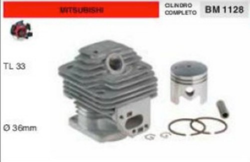 Cilindro pistone completo - e,