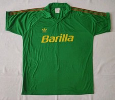 MAGLIA CALCIO ALLENAMENTO AS ROMA BARILLA ADIDAS 1991/92 VINTAGE VERDE TG.XL