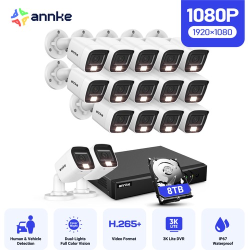 Annke 1080p 2mp telecamera - 1080p,