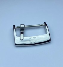 OMEGA fibbia 20 mmArgento Per Cinturino Orologio Buckle chiusura