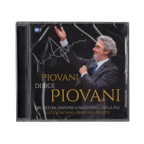 Nicola piovani signed album - piovani, cd