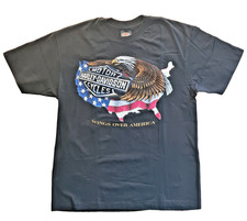 T-shirt Harley Davidson Wings Over America Eagle, 1995, taglia L