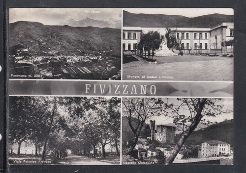 Cartolina fivizzano vedutine - cartolina,