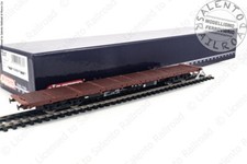 Vitrains 3337 H0 1:87 - carro merci pianale tipo Rgs delle FS di Epoca IV rosso 