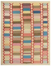 Tappeto geometrico lana - , kilim