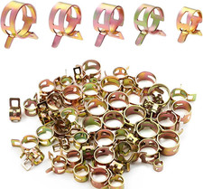 Fascette Stringitubo a Molla 50 Pezzi 5-5 Mm (5Mm,6Mm,7Mm,8Mm,9Mm)