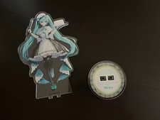 Statuina Hatsune Miku Animate Cafe grande supporto acrilico con licenza ufficiale