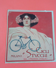 Pubblicita 1910 cicli stucchi - pubblicita',