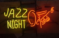 Insegna Neon 17"x14"JAZZ NIGHT