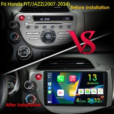 Per Honda Jazz 2007-2014 10,1" Autoradio Head Unit Navi Wifi Android 13 GPS 32GB