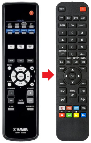 Telecomando adatto per yamaha - adatto,