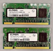 2x Elpida 1GB DDR2 667MHz