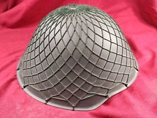 Elmetto in acciaio NVA M56 senza rivetti con rete mimetica, DDR, GDR, esercito popolare nazionale