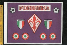Originale Bandiera 20 x 30 d' Epoca Calcio Fiorentina