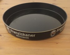 Vassoio birra Franziskaner Weissbier Breweriana plastic beer serving tray