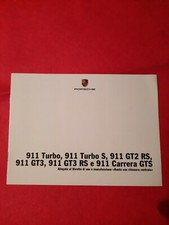 Porsche 911 Turbo,turbo S,911 Gt2 Rs,gt3,rs,carrera Gts Allegato Ruote