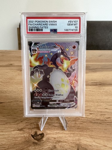 Psa charizard vmax sv107 - charizard,