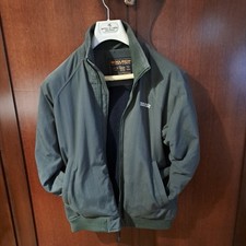 Giacca Woolrich verde scuro con zip - Taglia M uomo