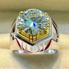 Anello da uomo solitario con