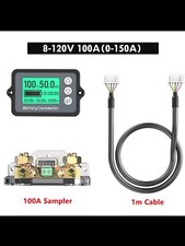 Misuratore Di Carica Di Consumo Voltaggio E Amperaggio Monitoraggio Batteria...