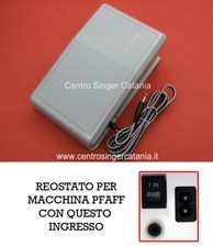 Reostato pedale con cavo per