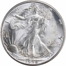 1944-S Walking Liberty mezzo