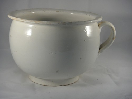 Vaso notte bianco ceramica - vaso,