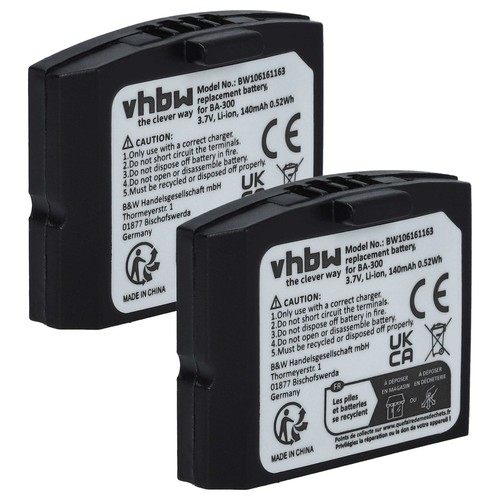 Batteria per sennheiser - 2x,