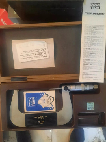 Used tesa micrometer 100mm - used,