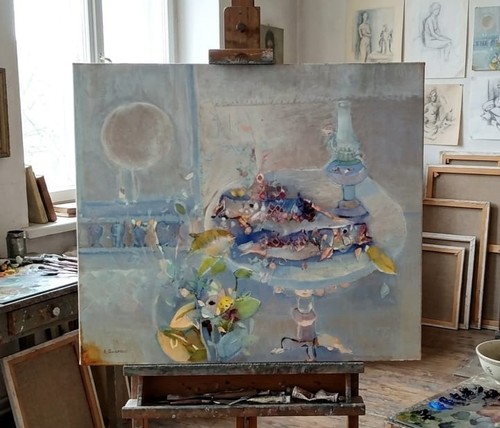 Splendido dipinto olio - dipinto, ad