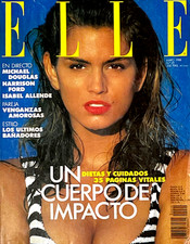 ELLE Magazine Spain May 1988 CINDY CRAWFORD Claudia Schiffer MICHELLE EABRY