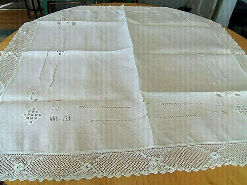 Tovaglia lino vintage - , 41"