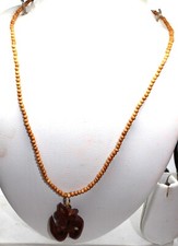 Ciondolo Choker In Legno Di