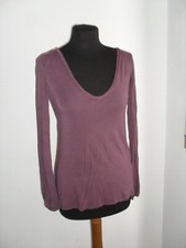 PARTICOLARE MAGLIA MAGLIETTA  SISLEY  TG. XS   in cotone COLORE MODA 