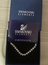 Swarovski Emily Tennis Braccialetto da Donna con Cristalli - Bianco (1808960)