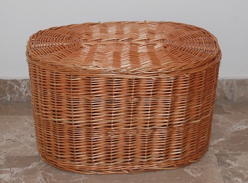 Cestino con coperchio bauletto - con,