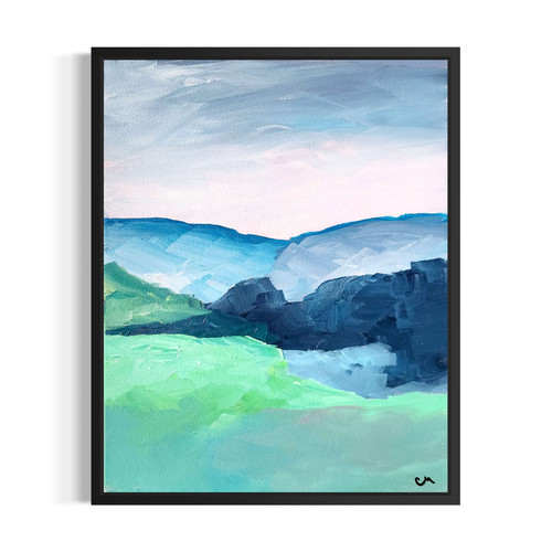 Paesaggio acrilico originale