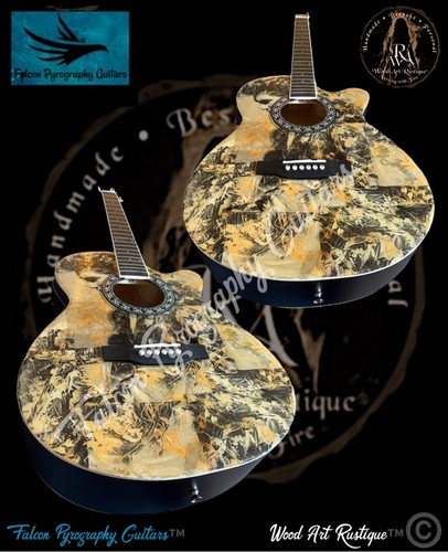 Chitarra elettroacustica fatta