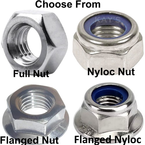 Dadi acciaio inox - dadi, flangiati