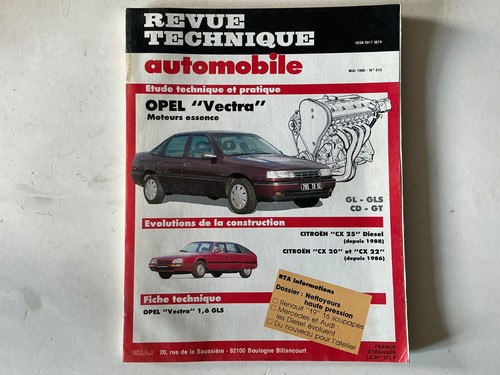 Rta revue technique - technique, automobile