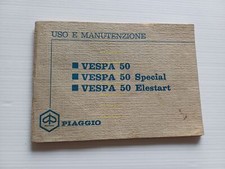 Piaggio Vespa 50-Special-Elestart 1973 manuale uso manutenzione originale V5A-B