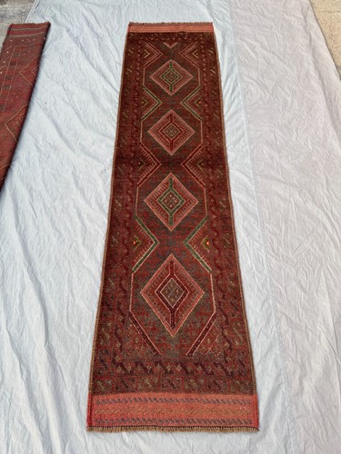Tappeto runner vintage afgano - tappeto,