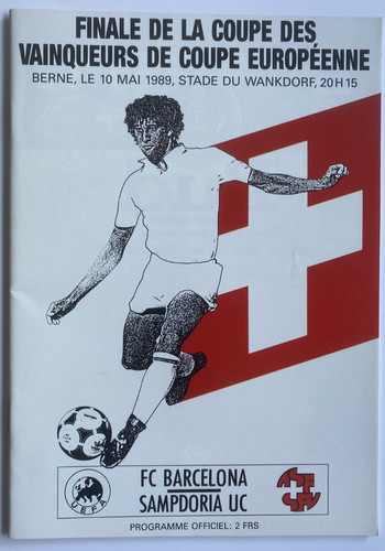 Finale ecwc 1989 - 1989, barcellona